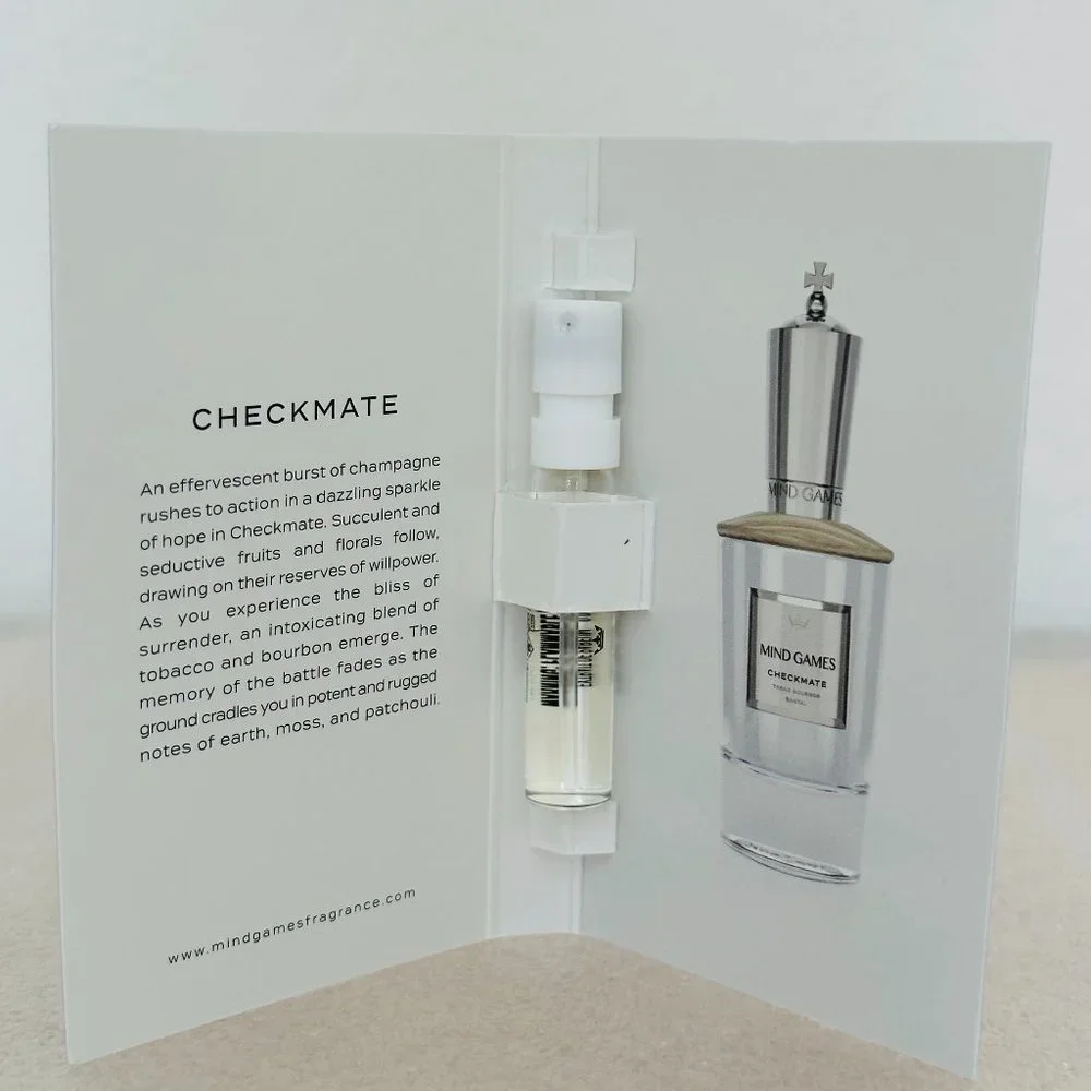 🌿 NEW 🌿 MIND GAMES Checkmate Tabac Bourbon Santal Spray, 2 mL, 0.06 fl.oz - Picture 4 of 4